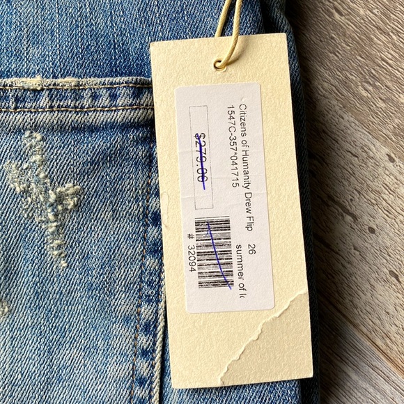SOLD.                   🎉HP🎉 NWT $279 ✨Citizens of Humanity Drew Flip✨ Size 26 - Picture 6 of 12